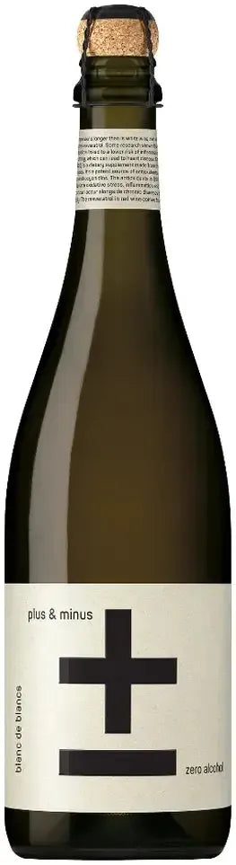 Buy Plus And Minus Zero Alcohol Blanc De Blancs 750ml Online at Bottle Stop