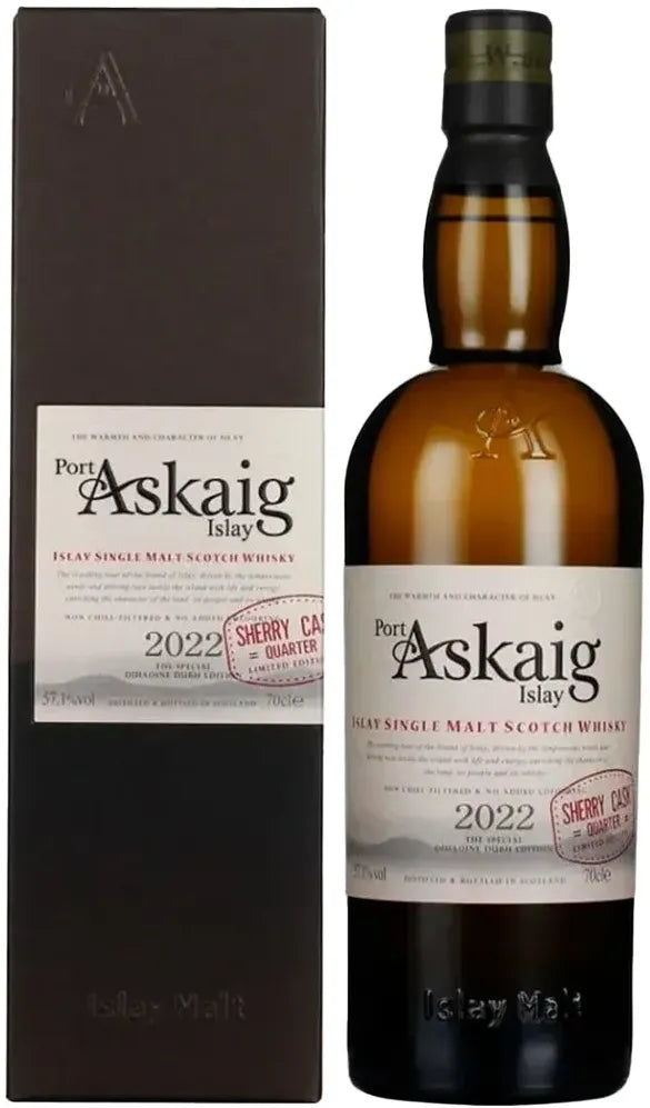 Buy Port Askaig Islay Sherry Quarter Cask Dihaoine Edition + Gift Box 700ml Online at Bottle Stop