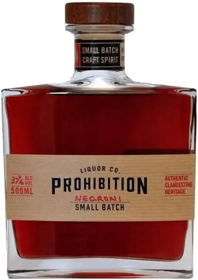 Buy Prohibition Liquor Co. Bathtub Cut Negroni Gin 500ml Online at Bottle Stop