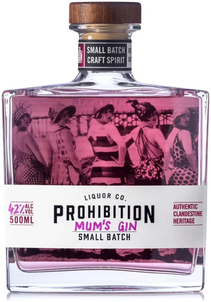 Buy Prohibition Liquor Co. Mums Gin 500ml Online at Bottle Stop