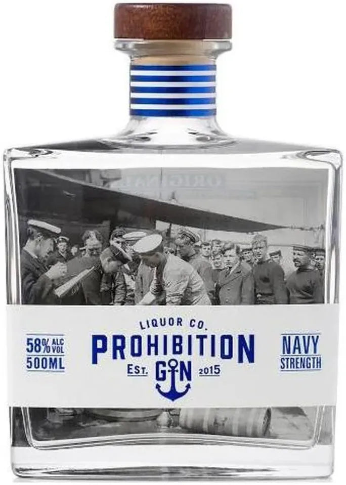 Prohibition Liquor Co. Navy Strength Ginのボトル画像