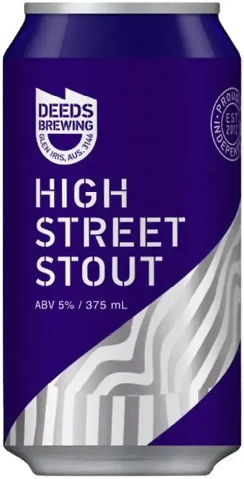 Buy Quiet Deeds High Street Stout 375ml Online at Bottle Stop