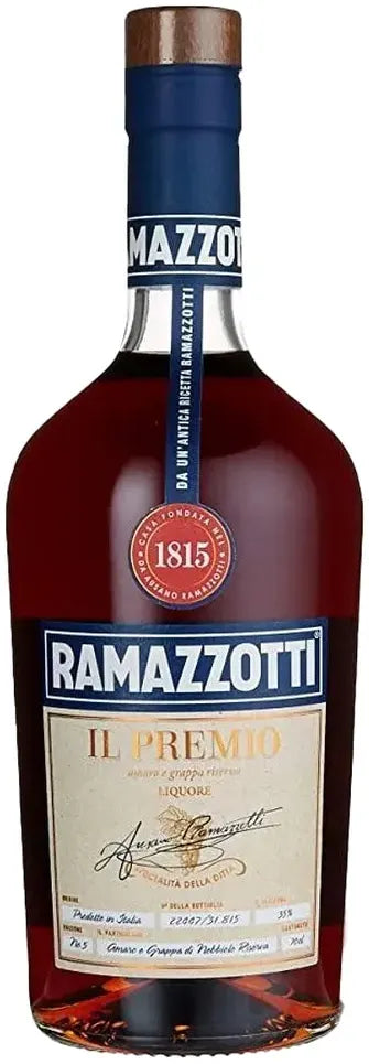 Buy Ramazzotti Il Premio Liqueur 700ml Online at Bottle Stop