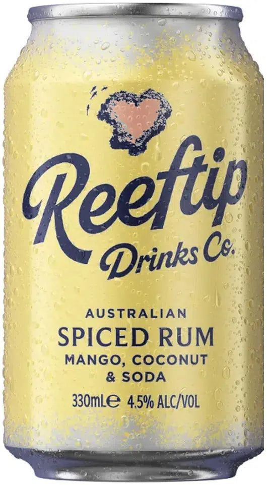 Buy Reeftip Australian Spiced Rum With Mango & Coconut 330ml Online at Bottle Stop