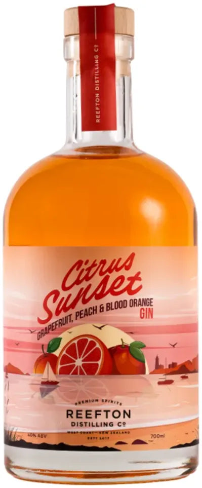 Buy Reefton Distilling Flavour Gallery Citrus Sunset Gin 700ml Online at Bottle Stop