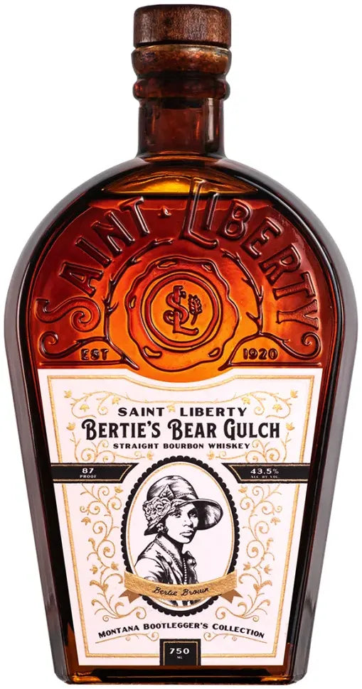 Buy Saint Liberty Bertie's Bear Gulch Straight Bourbon Whiskey 750ml Online at Bottle Stop