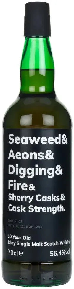 Buy Seaweed & Aeons & Digging & Fire & Sherry Casks & Cask Strength 10 Year Old Single Malt Scotch Whisky 700ml online-Spirits-Seaweed & Aeons & Digging & Fire store-[Alcohol Delivery]-[Bottleshop_near_me]-[liquor_marketplace]-Bottle_Stop-formerly_boozebud