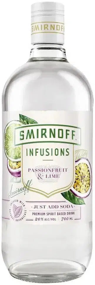 Buy Smirnoff Infusions Passionfruit & Lime 700ml Online at Bottle Stop