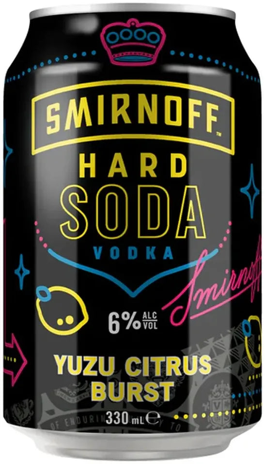 Buy Smirnoff Soda Yuzu 330ml Online at Bottle Stop