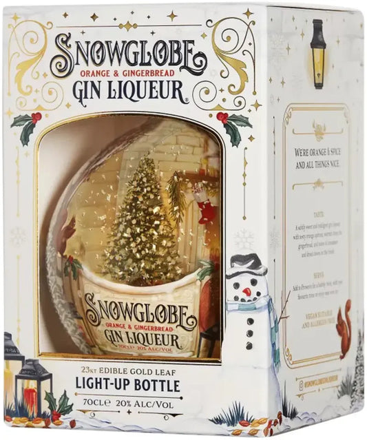 Buy Snowglobe Orange & Gingerbread Christmas Gin Liqueur 500ml Online at Bottle Stop