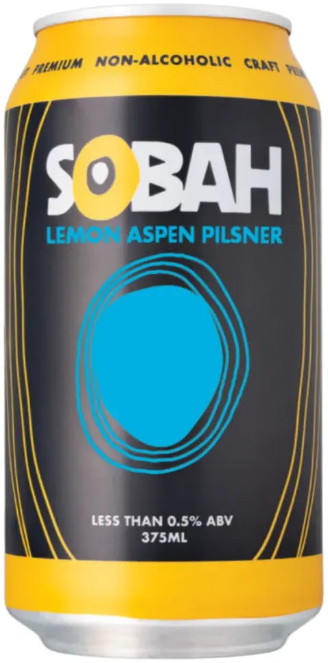 Sobah Non-Alcoholic Beverages Lemon Aspen Pilsner 330ml - BoozeBud