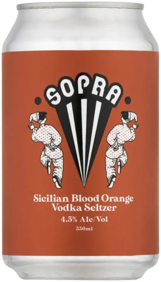 Buy Sopra Seltzer Sicilian Blood Orange 330ml Online at Bottle Stop