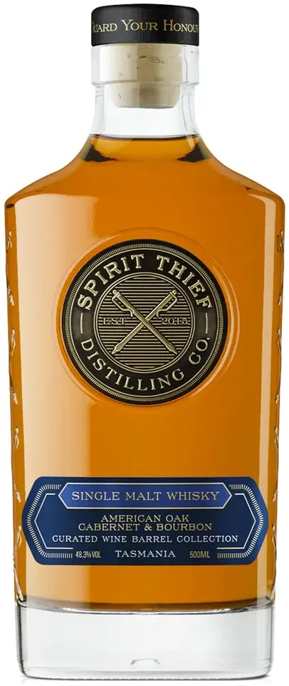Buy Spirit Thief American Oak Cabernet & Bourbon Cask Whisky 500ml Online at Bottle Stop
