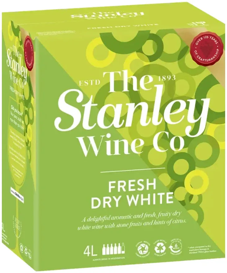 Buy Stanley Fresh Dry White 4L Online at Bottle Stop