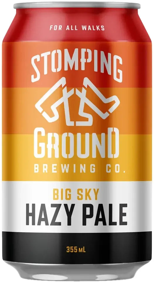Stomping Ground Big Sky Hazy Pale 355ml Stomping Ground Big Sky Hazy Pale 355ml