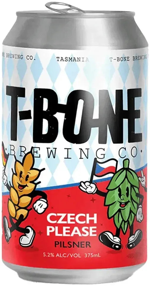 Buy T-Bone Brewing Co Czech Please Pilsner 375ml Online at Bottle Stop