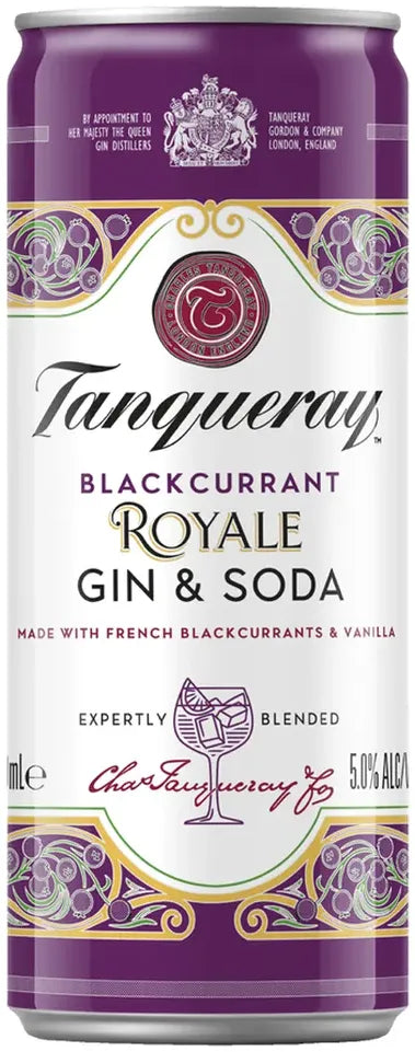Buy Tanqueray Royale & Soda 250ml Online at Bottle Stop