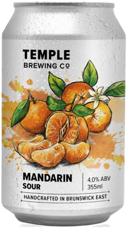 Buy Temple Brewing Mandarin Sour 355ml Online at Bottle Stop