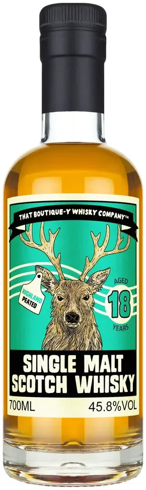 Buy That Boutique-Y Whisky Company 18 Year Old Peated Highland Single Malt Scotch Whisky 700ml online-Spirits-That Boutique-y Whisky Company store-[Alcohol Delivery]-[Bottleshop_near_me]-[liquor_marketplace]-Bottle_Stop-formerly_boozebud