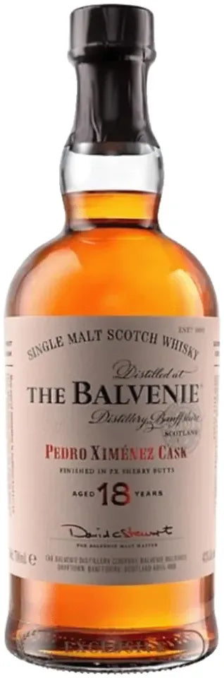 Buy The Balvenie 18 Year Old PX Sherry Cask Single Malt 700ml Online at Bottle Stop