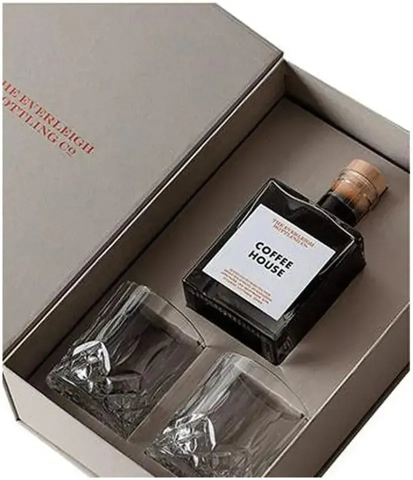 Buy The Everleigh Bottling Co. One To Share Coffee House & Glasses Gift 500ml Online at Bottle Stop
