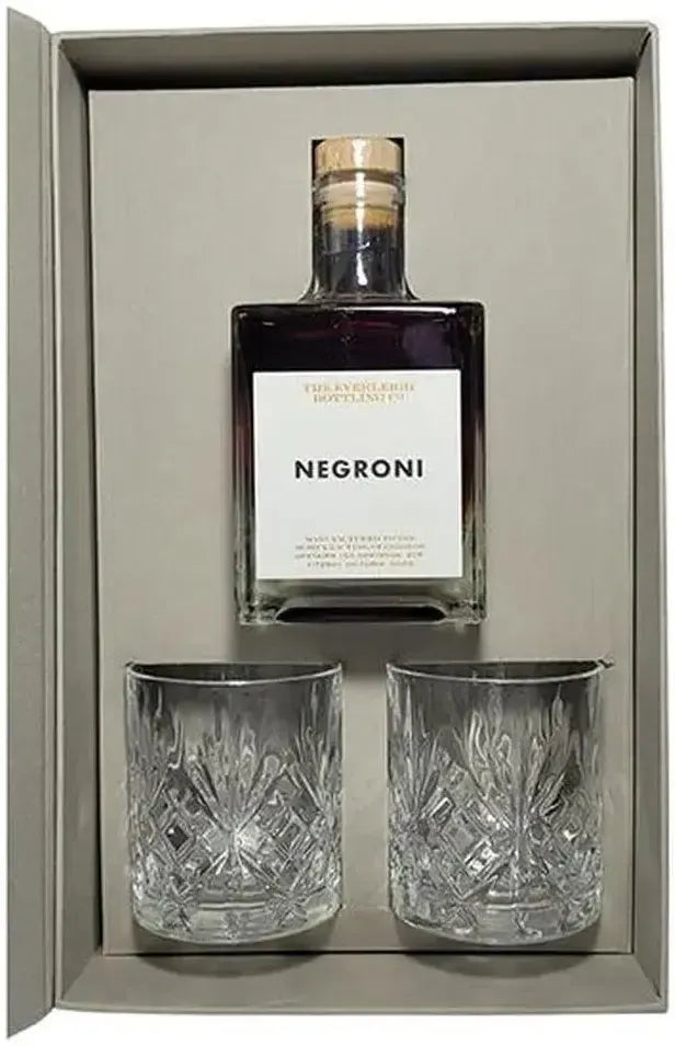Buy The Everleigh Bottling Co. One To Share Negroni & Glasses Gift Pack 500ml Online at Bottle Stop