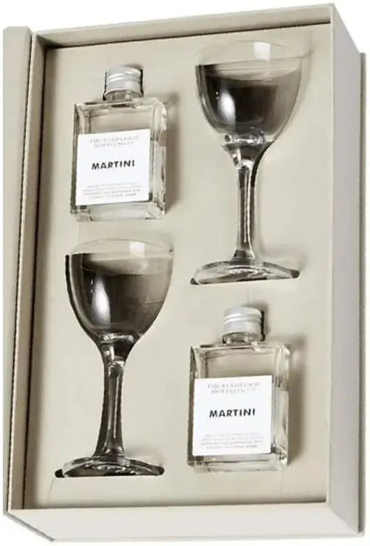 Buy The Everleigh Bottling Co. Two Of A Kind Martini & Glasses Gift Pack 85ml Online at Bottle Stop