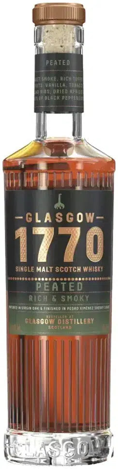 Buy The Glasgow Distillery Co. 1770 Peated Single Malt Scotch Whisky 500ml Online at Bottle Stop