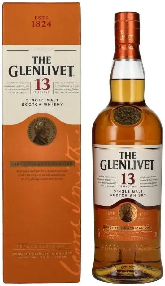 Buy The Glenlivet 13 Year Old Single Malt Scotch Whisky 700ml Online at Bottle Stop