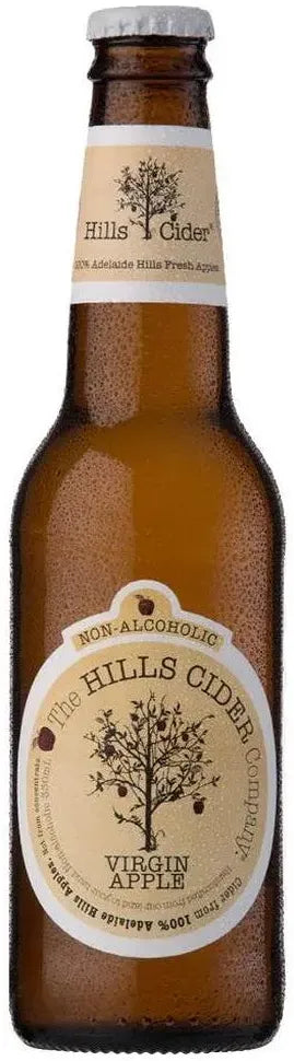 The Hills Cider Company Virgin Apple Non-Alcoholic Cider 330ml - BoozeBud