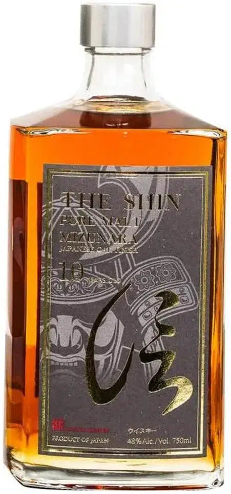 Buy The Shin 10 Year Old Mizunara Oak Japanese Whisky 700ml Online at Bottle Stop