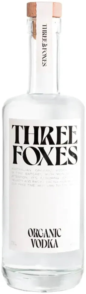 Buy Three Foxes Organic Vodka 700ml Online at Bottle Stop