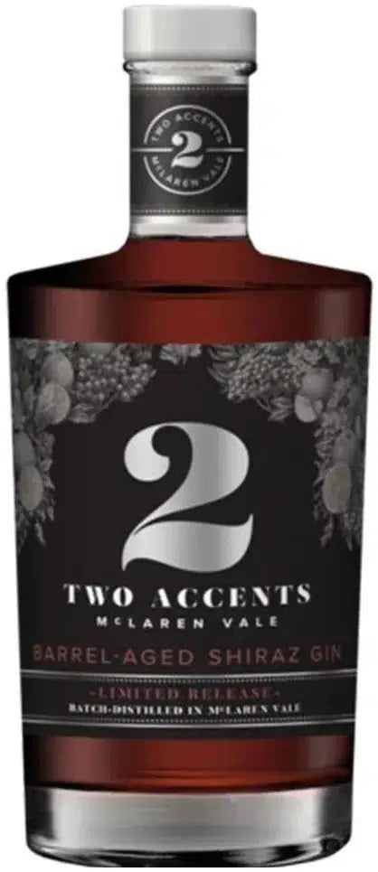 Buy Two Accents Barrel Aged Shiraz Gin 700ml Online at Bottle Stop
