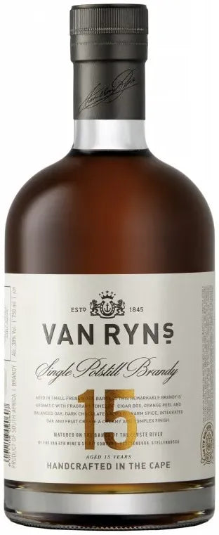 Buy Van Ryn's Single Potstill 15 Year Old Brandy 750ml Online at Bottle Stop