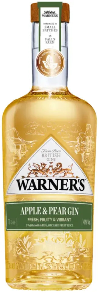 Buy Warner's Apple & Pear Gin 700ml Online at Bottle Stop