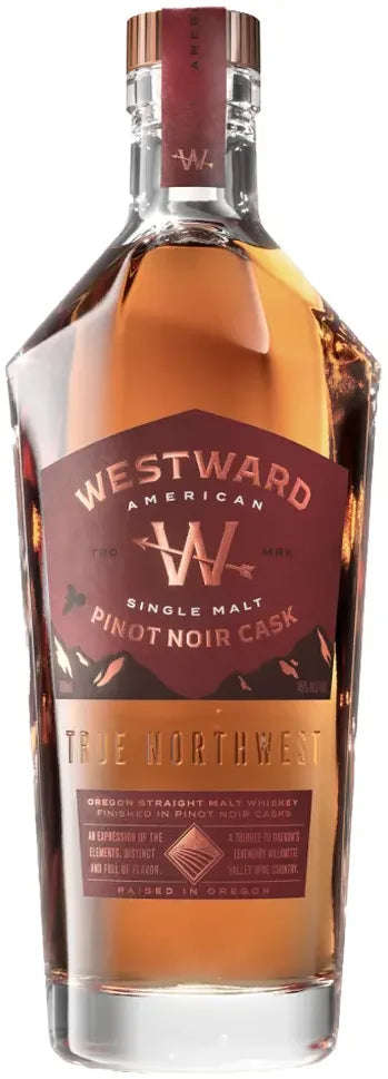 Buy Westward Pinot Noir Cask Single Malt American Whiskey 700ml Online at Bottle Stop