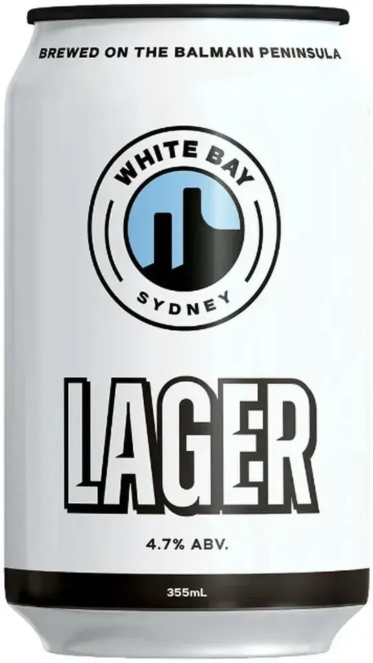 Buy White Bay Lager 355ml Online at Bottle Stop