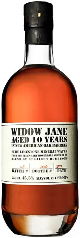 Buy Widow Jane 10 Year Old Bourbon Whiskey 750ml Online at Bottle Stop