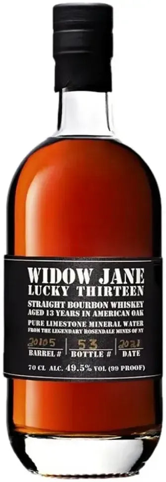 Buy Widow Jane Lucky Thirteen Single Barrel Straight Bourbon Whiskey 750ml Online at Bottle Stop