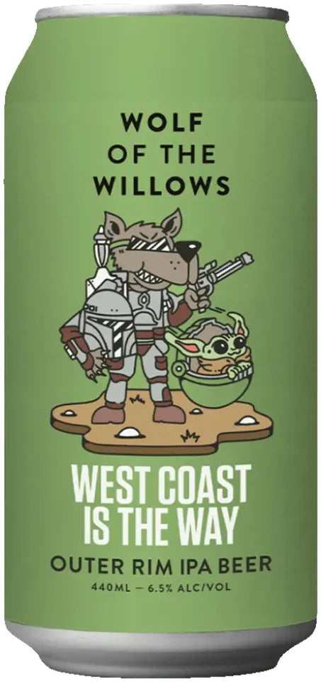 Buy Wolf Of The Willows West Coast Is The Way IPA 440ml Online at Bottle Stop