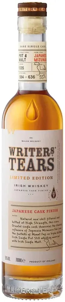Buy Writers Tears Mizunara Single Cask Single Pot Still Whiskey 700ml Online at Bottle Stop