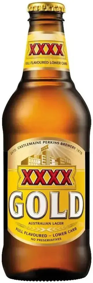 Buy XXXX Gold 24 Pack Bottles 375ml Online at Bottle Stop