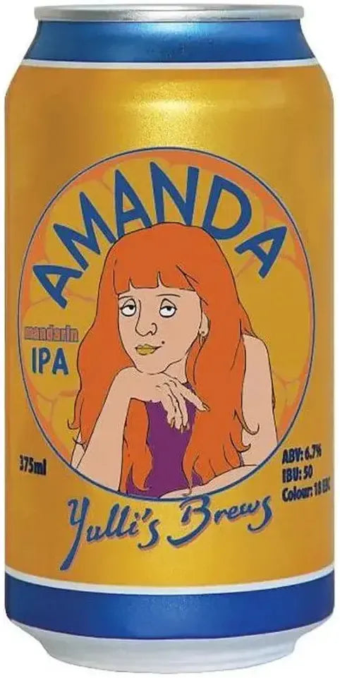 Buy Yulli's Amanda Mandarin IPA Can 375ml Online at Bottle Stop
