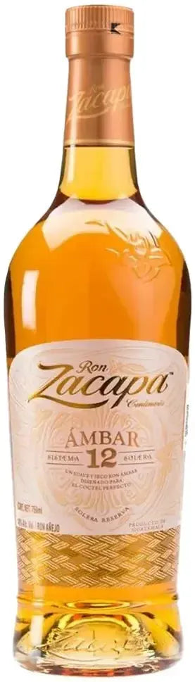 Buy Zacapa Centenario Ambar 12 Year Old Rum 1L Online at Bottle Stop
