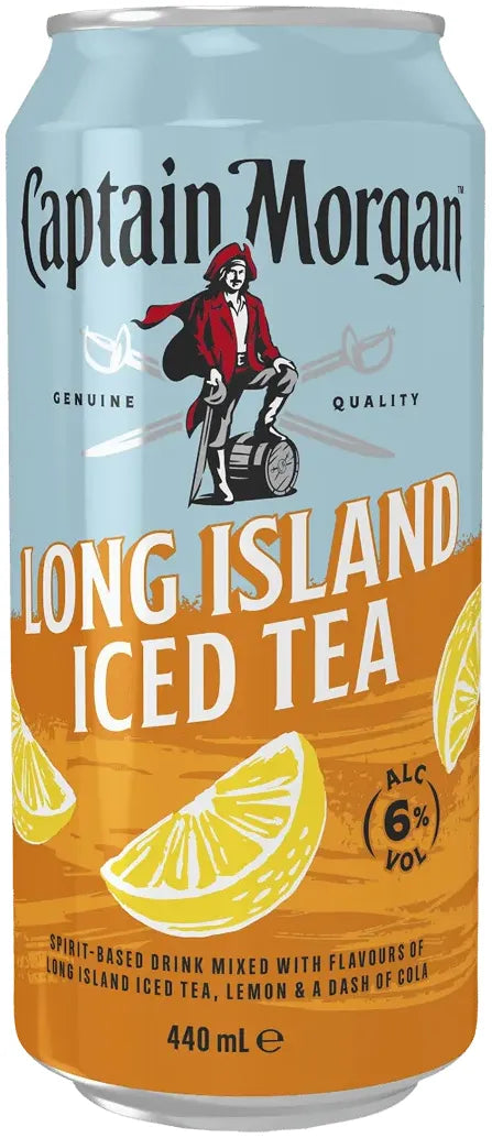 Buy Captain Morgan Long Island Iced Tea 6% 440ml Online at Bottle Stop