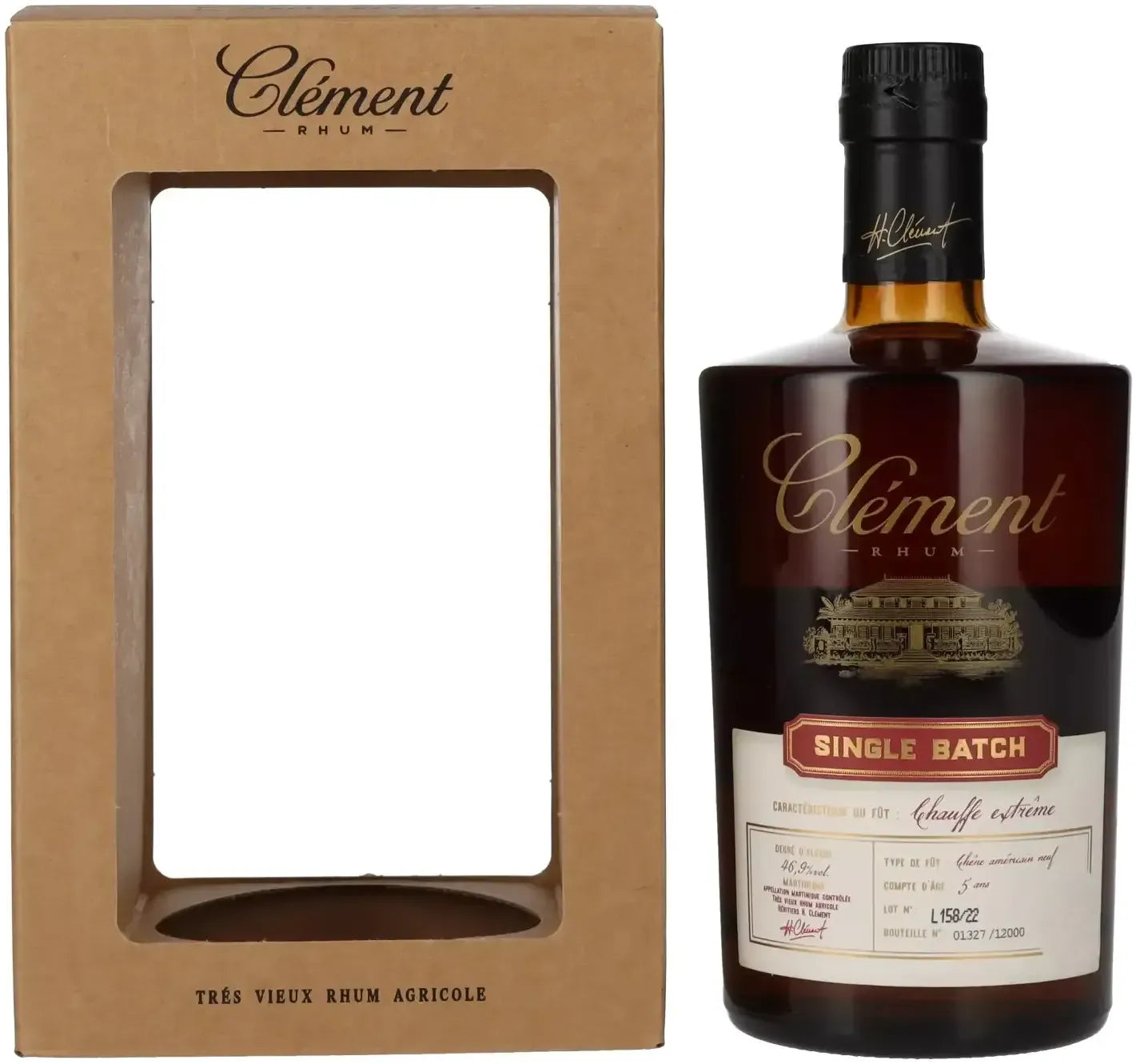 Buy Clement Single Batch Chauffe Extreme Rum 500ml Online at Bottle Stop