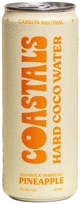 Buy Coastal's Hard Coco Water - Pineapple 330ml Online at Bottle Stop
