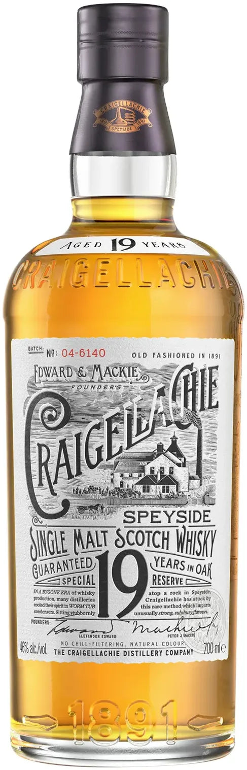 Buy Craigellachie 19 Year Old Single Malt Whisky 700ml Online at Bottle Stop
