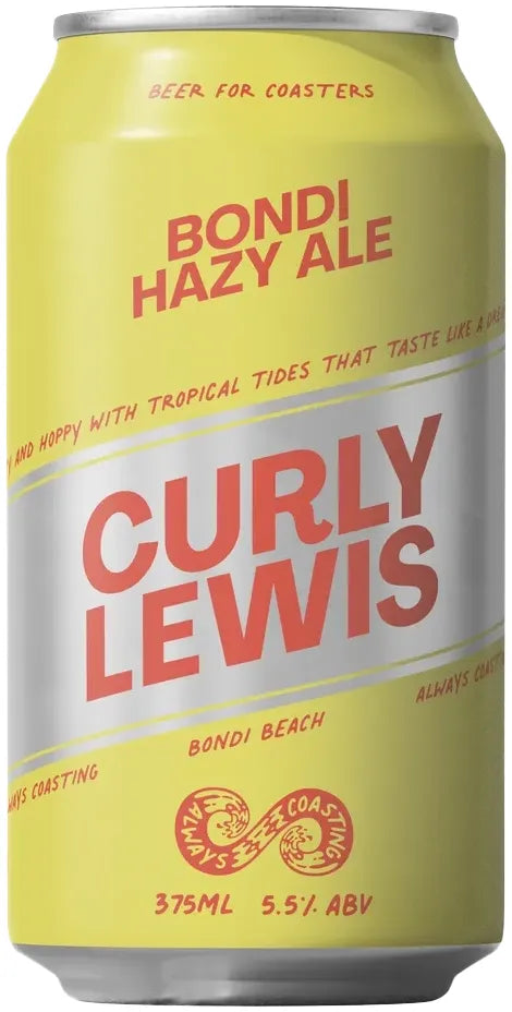 Buy Curly Lewis Bondi Hazy Ale 375ml Online at Bottle Stop