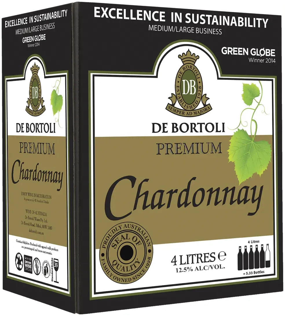Buy De Bortoli Premium Chardonnay 4L Online at Bottle Stop